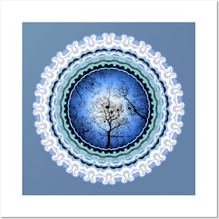 Tree in mandala Posters and Art